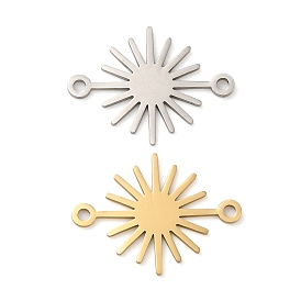 201 Stainless Steel Connector Charms, Sun Links