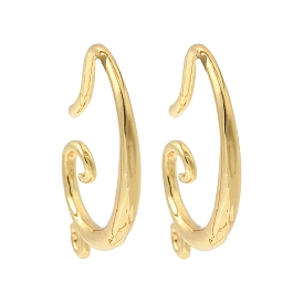 Латунные крючки для сережек, долговечный, с петлей