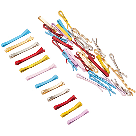 Fingerinspire 48Pcs 12 Styles Alloy Hair Bobby Pins, Doll Decorations, for Doll Making Supplies