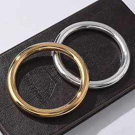 304 простые браслеты из нержавеющей стали для женщин