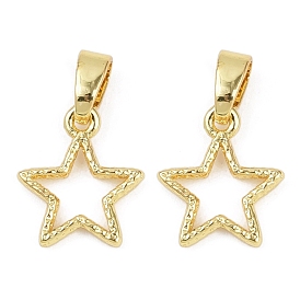 Латунные подвески, без кадмия и без свинца, звезды прелести