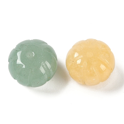 Природные авантюрин бисером, тыква