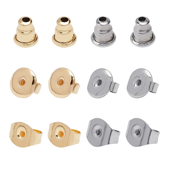 304 Stainless Steel Ear Nuts, Earring Backs