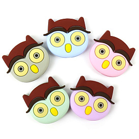 Owl Silicone Beads, Chewing Beads For Teethers, DIY Nursing Necklaces Making