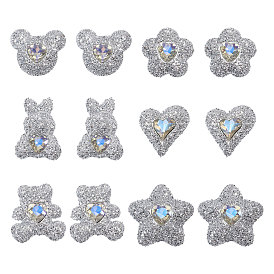 30 шт 6 стили кабошоны из смолы, разнообразные