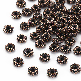 Tibetan Style Alloy Spacer Beads, Lead Free & Cadmium Free