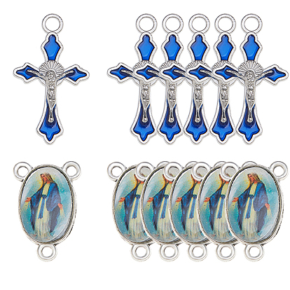 Наборы для изготовления ювелирных изделий своими руками, включая подвески и звенья из сплава, корс и овал