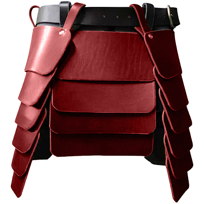 Юбка из искусственной кожи в стиле средневекового викинга, аксессуары для одежды эпохи Возрождения