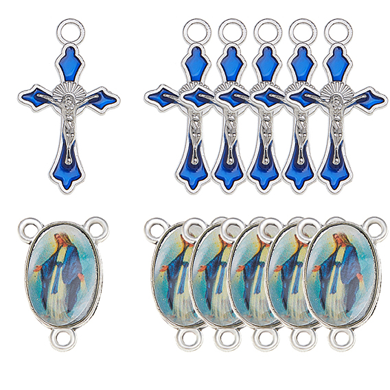 Наборы для изготовления ювелирных изделий своими руками, включая подвески и звенья из сплава, корс и овал