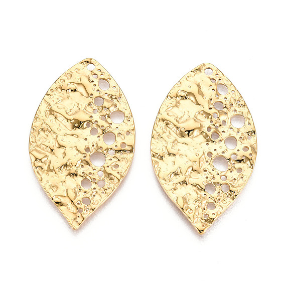 304 из нержавеющей стали большие кулоны, лист, ионное покрытие (ip), чеканный