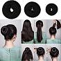 Quick and Easy Bun Hairstyle Kit with Nylon Donut for Perfect Updo Look
