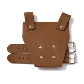 PU Leather Dagger Blade Cover, Holster, with Iron Finding