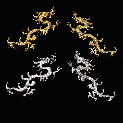 Dragon Alloy Cabochons, DIY Hair Stick Accessories