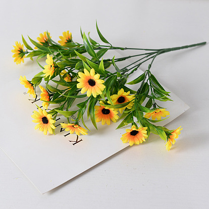 Mini Sunflower Decorative Artificial Flowers for Wedding and Event Decoration