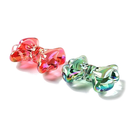 Transparent Acrylic Beads, Bowknot
