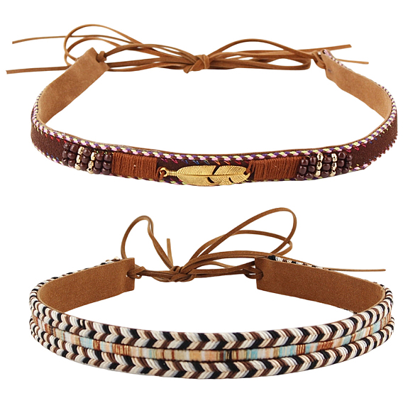 2 шт. 2 стили регулируемая повязка для шляпы из искусственной замши, для ковбойской шляпы, шляпа-федора с загнутыми полями, украшение соломенной шляпы