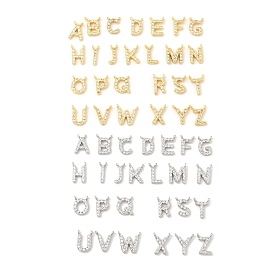 26 кулоны из латуни с прозрачным кубическим цирконием, подвески с буквой az~z