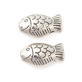 Tibetan Style Alloy Beads, Fish