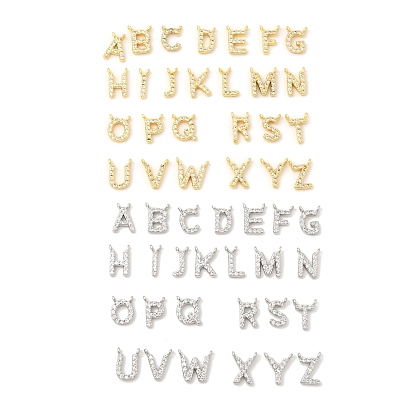 26 кулоны из латуни с прозрачным кубическим цирконием, подвески с буквой az~z