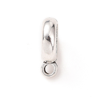 Tibetan Style Alloy Tube Bails, Loop Bails, Hanger Links, Ring