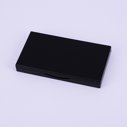 Boîte de fard à paupières vide bricolage, bricolage rechargeables en plastique 3 compartiments palettes de fard à paupières sous-boîtes, palette de conteneur de maquillage pour les yeux pour les filles