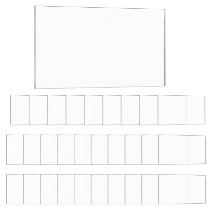 30Прозрачный акриловый лист шт., прямоугольные