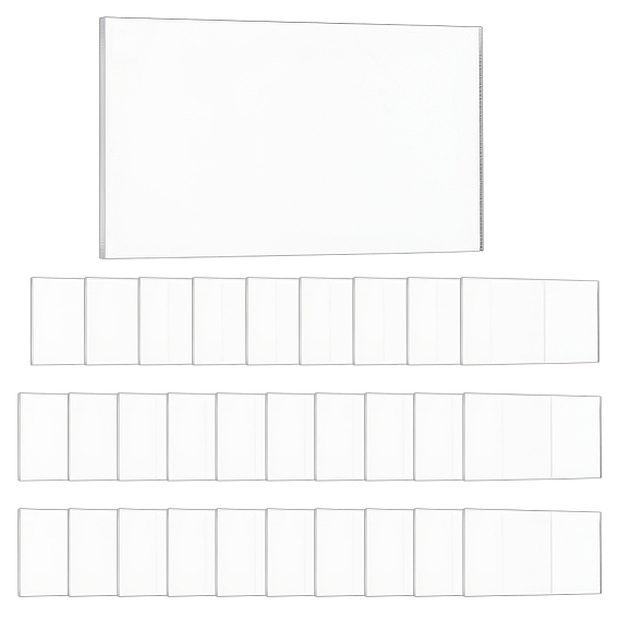 30Прозрачный акриловый лист шт., прямоугольные