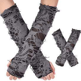 2 пары полиэстеровых перчаток без пальцев