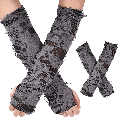 2 пары полиэстеровых перчаток без пальцев