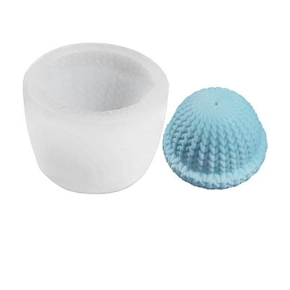 Moules en silicone bougie chapeau de laine bricolage, moules de résine, pour la résine UV, fabrication de bijoux en résine époxy