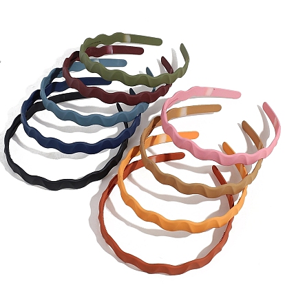 Пластиковые волнистые ленты для волос для девочек и женщин