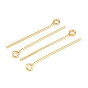SHEGRACE 20G Brass Eye Pins, Cadmium Free & Nickel Free & Lead Free