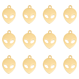 12 шт. 201 подвески из нержавеющей стали с лазерной резкой, ET