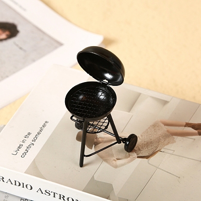 Пластиковые миниатюрные украшения для гриля-барбекю, аксессуары для кукольного домика с микро-ландшафтом