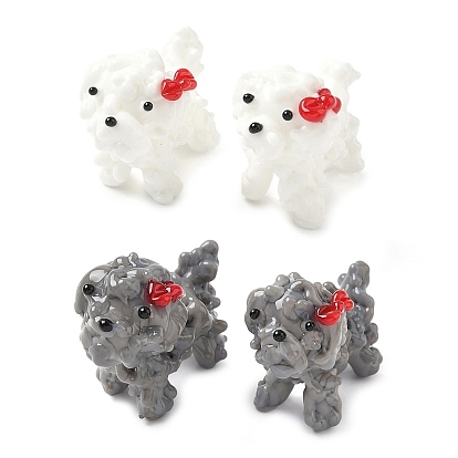 Украшение для выставки собак в стиле лэмпворк, с бантом, для украшения рабочего стола домашнего офиса