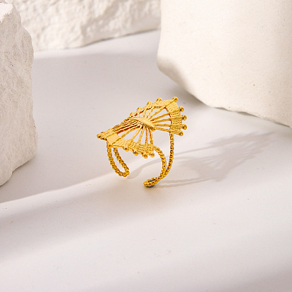 Полые 304 регулируемые манжеты из нержавеющей стали для женщин, корона