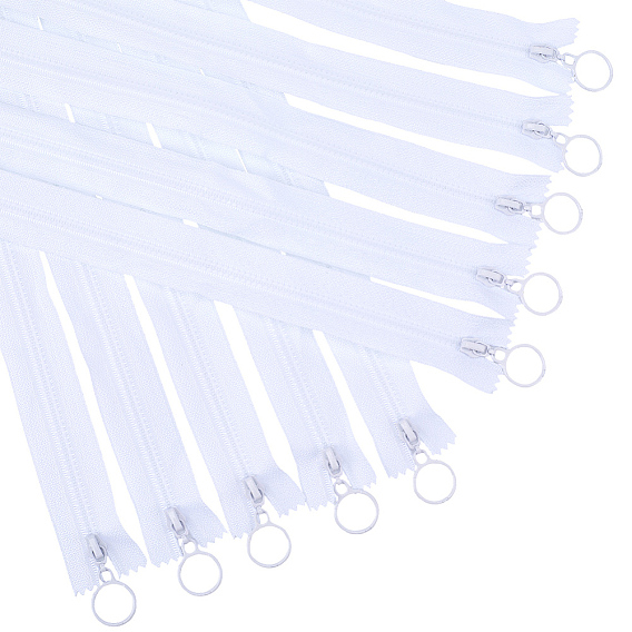 10 шт. полиэстеровых молний для аксессуаров одежды, подъемные кольца на молнии из смолы для шитья сумок