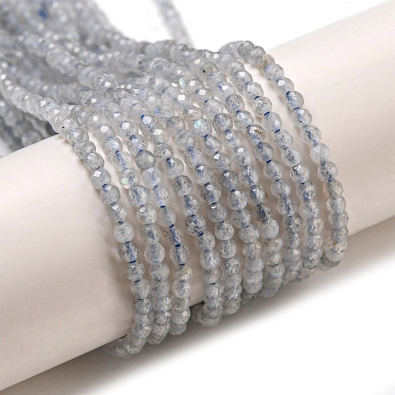 Природные лабрадорита бисер нитей, граненые, круглые