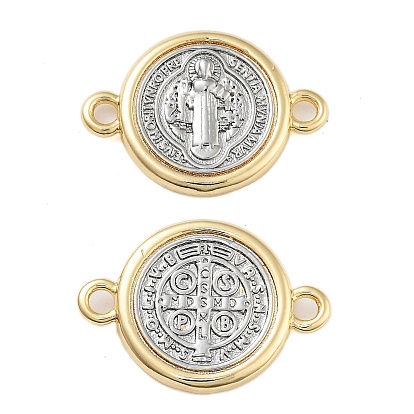 Покрытие стойки религия латунный соединитель подвески, Ссылки на медаль Святого Бенедикта, без кадмия и без свинца, долговечный