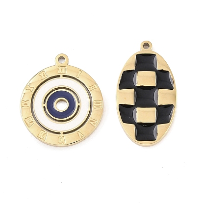 304 нержавеющей стальной эмали подвески, золотые