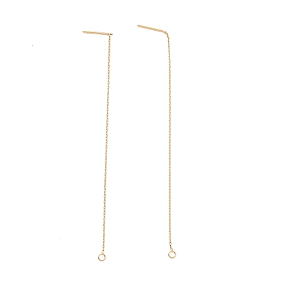 304 находка серег из нержавеющей стали, кабельные цепи ушная нить с петлями