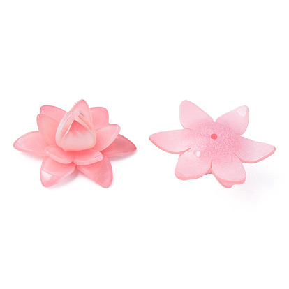 Des perles en plastique, fleur