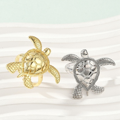 Кольца-манжеты из латуни с изображением морской черепахи для женщин