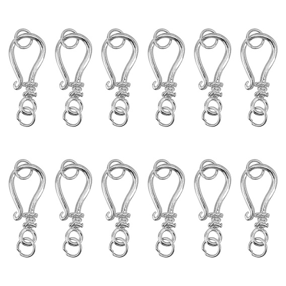 Brass S-Hook Clasps