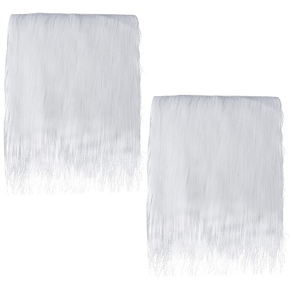 2шт. искусственный мех квадраты ткань, для поделок, шитье, костюмы, подушечки для сидений, поделки своими руками рождественские гномы декор