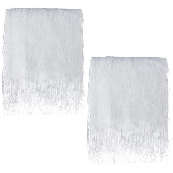 2шт. искусственный мех квадраты ткань, для поделок, шитье, костюмы, подушечки для сидений, поделки своими руками рождественские гномы декор