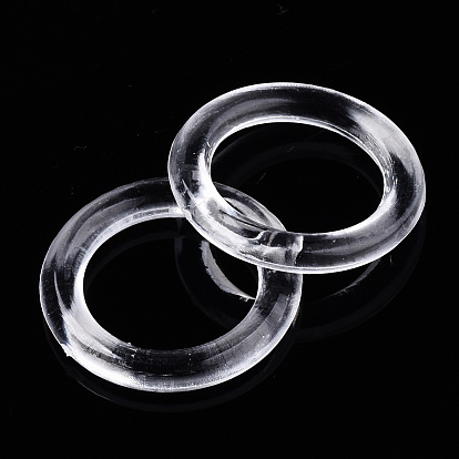 Transparent Acrylic Links Rings, Ring