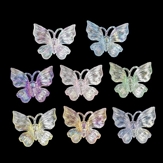 Кабошоны из смолы, бабочка