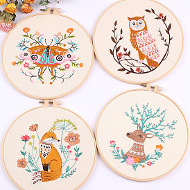 Year embroidery diy material package kit Su embroidery beginner cross stitch