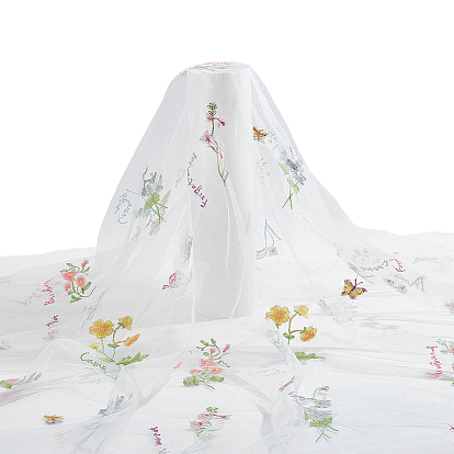 1шт. полиэстеровой ткани, аксессуары, Прямоугольник с цветком